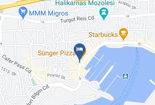 Bodrum - Karada Marina Bodrum Maps