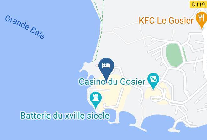 Le Gosier - Karaibes Hotel Maps