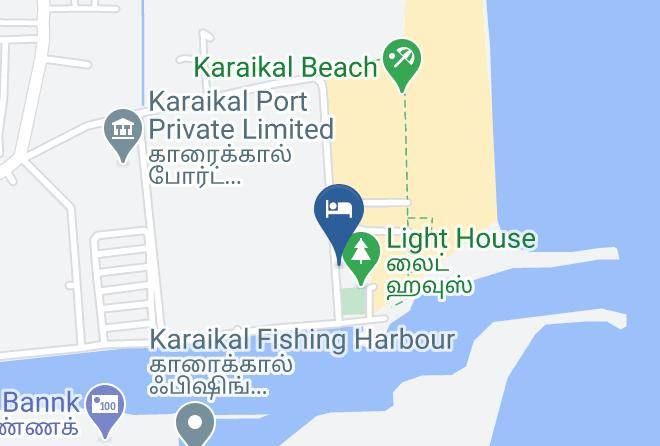 Karaikal - Karaikal Ashok Beach Resort Maps
