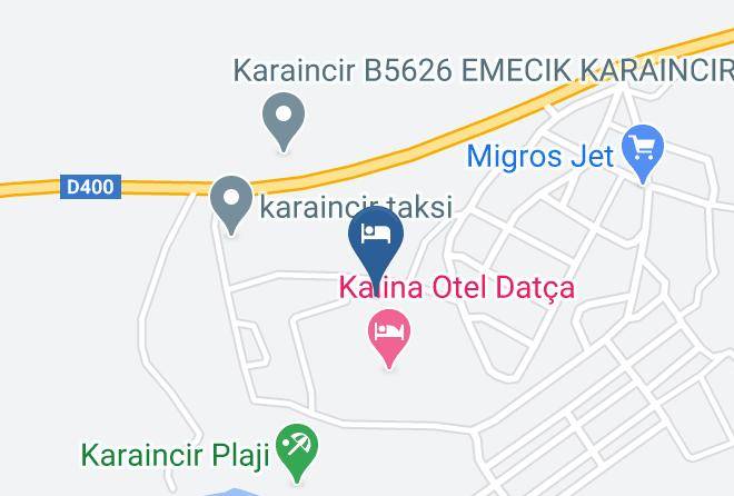 Mugla - Karaincir Suit Otel Maps