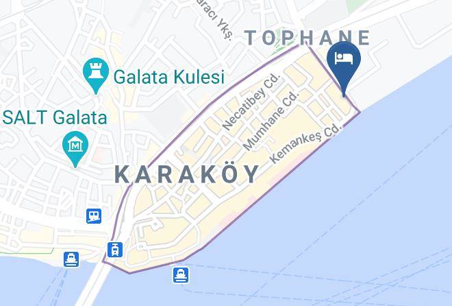 Beyoglu - Karakoy Port Hotel Maps