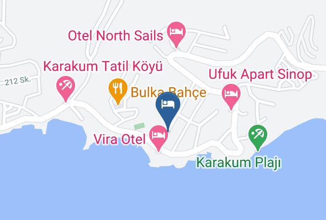Sinop Ada - Karakum Camlik Pansiyon Maps