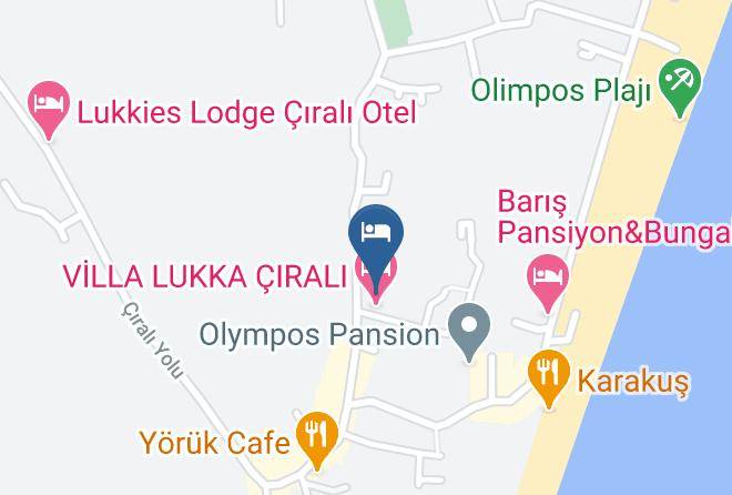 Antalya - Karakus Pansiyon Maps