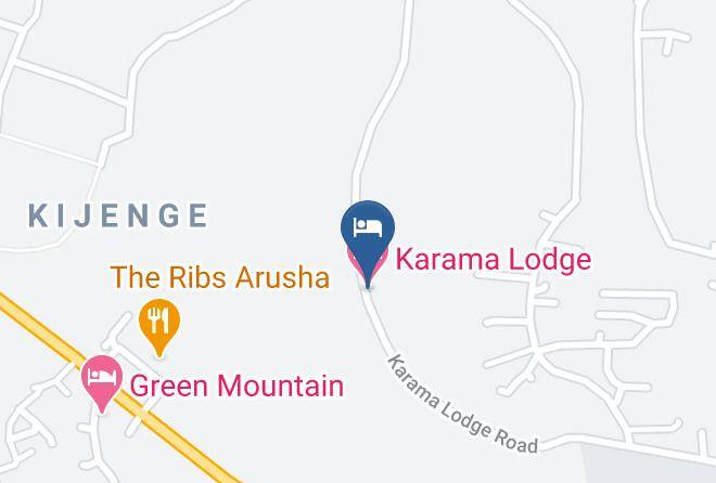Arusha - Karama Lodge Maps