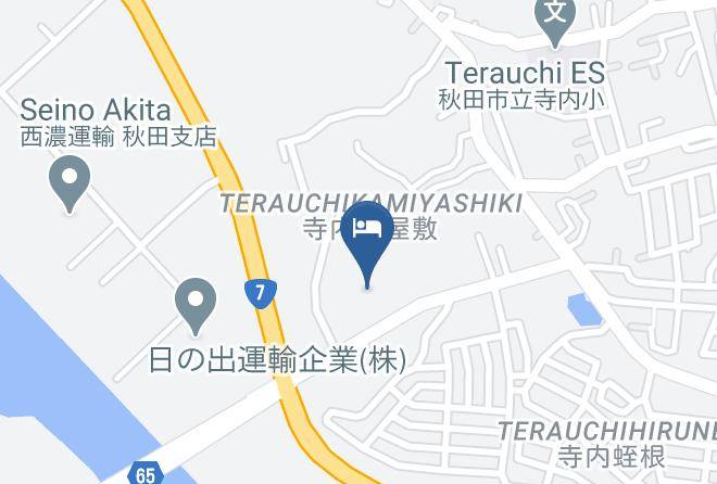 Akita City - Karamatsu Sanso Tobei Onsen Maps