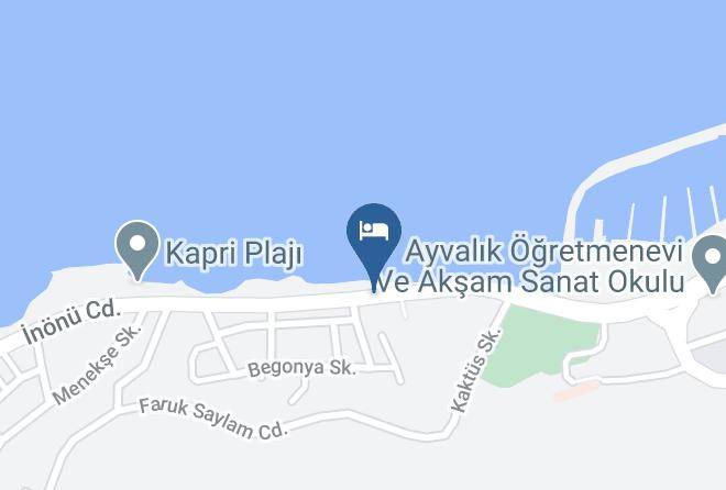 Ayvalik - Karamela Otel Maps