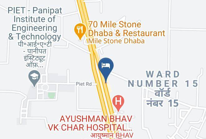 Samalkha Sub District - Karan Dhaba & Restaurant Maps