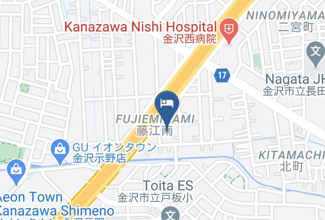 Kanazawa City - Karasawa Inn Maps