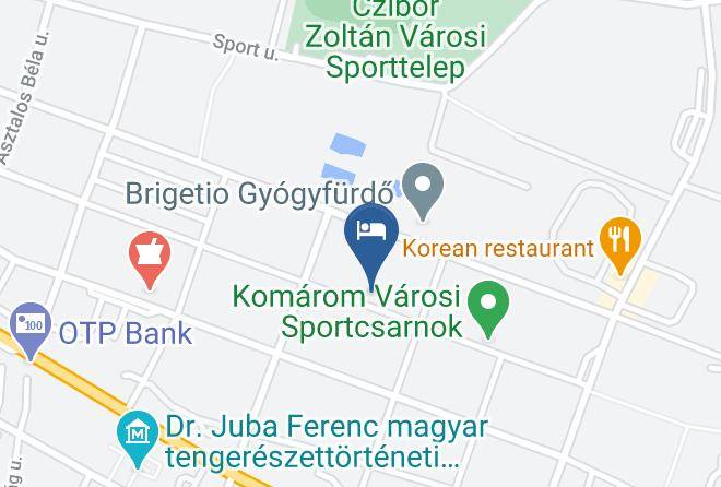 Komarom - Karat Hotel Maps