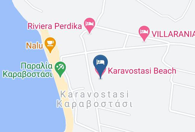Thesprotia - Karavostasi Beach Hotel Maps