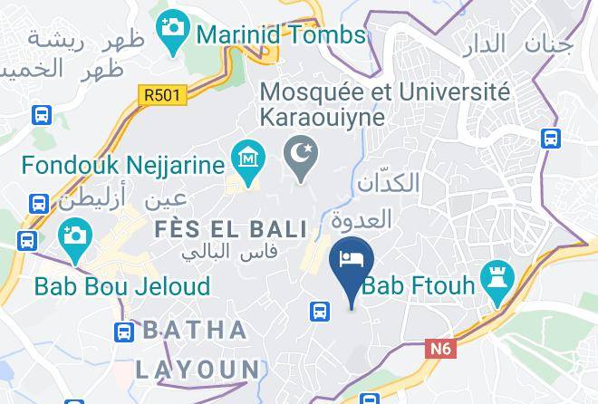 Fez - Karawan Riad Maps
