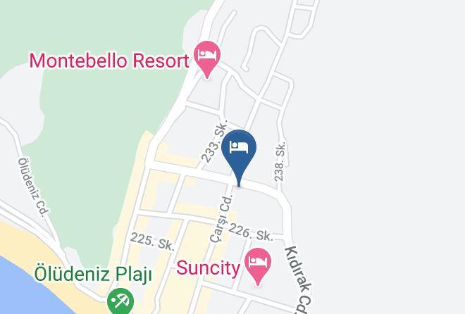 Fethiye - Karbel Hotel Maps