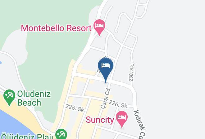 Fethiye - Karbelsun Hotel Maps