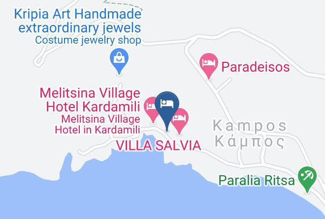 Messinia - Kardamili Beach Hotel Maps