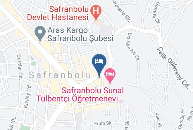 Kardelen Konaklari Safranbolu Map