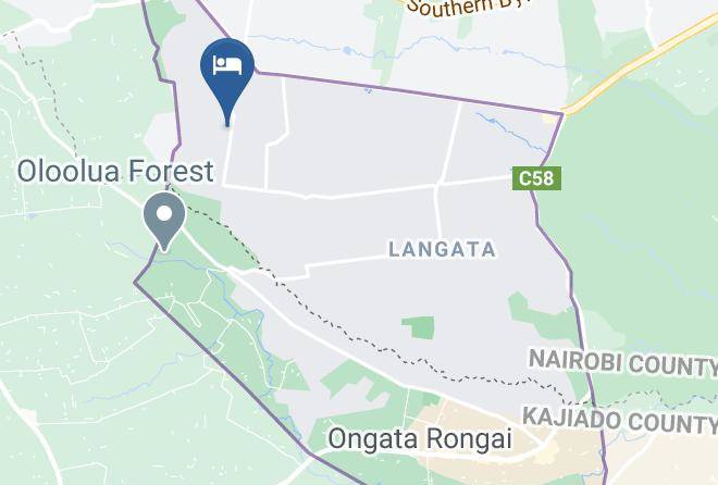 Nairobi - Karen Blixen Coffee Garden Restaurant Maps