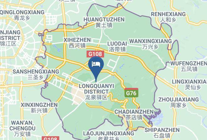 Chengdu - Karen Sunshine Hotel Chengdu Longquan Maps