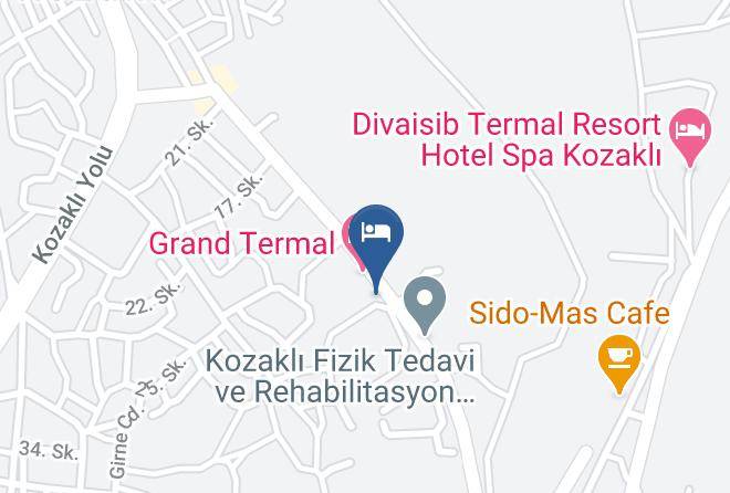 Kozakli - Karen Thermal Residence Maps