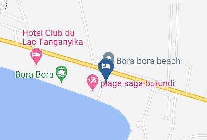 Bujumbura - Karera Beach Hotel Maps