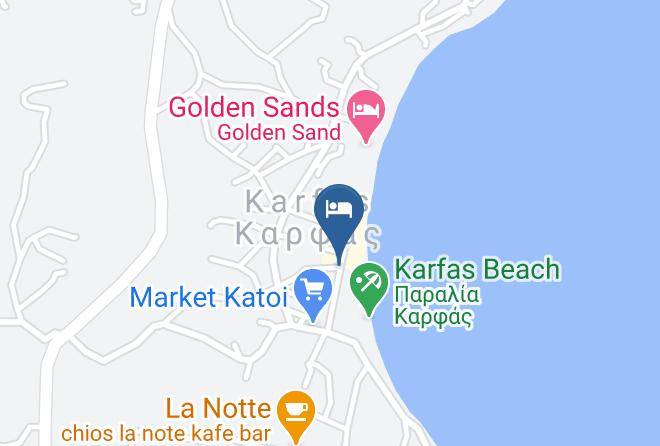 Khios - Karfas Bay View Studios Maps