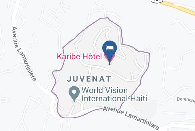 Port Au Prince - Karibe Hotel Maps