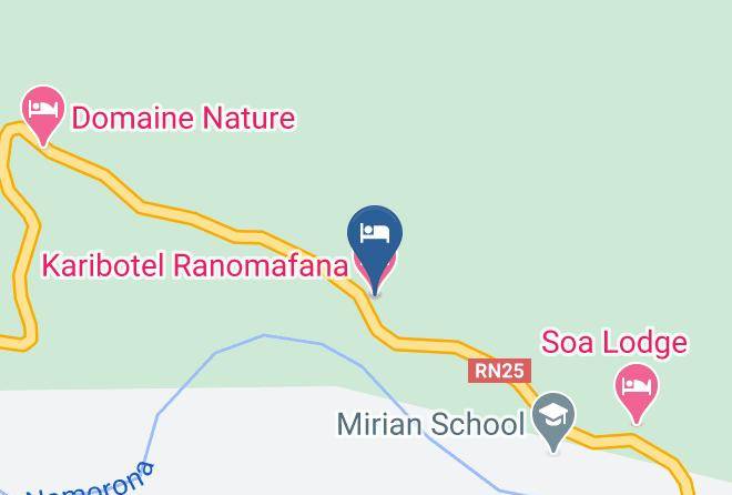 Ifanadiana - Karibotel Ranomafana Maps