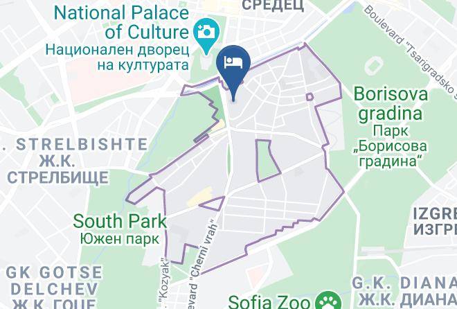 Karina Art Apartments Map - Sofia City - Sofia
