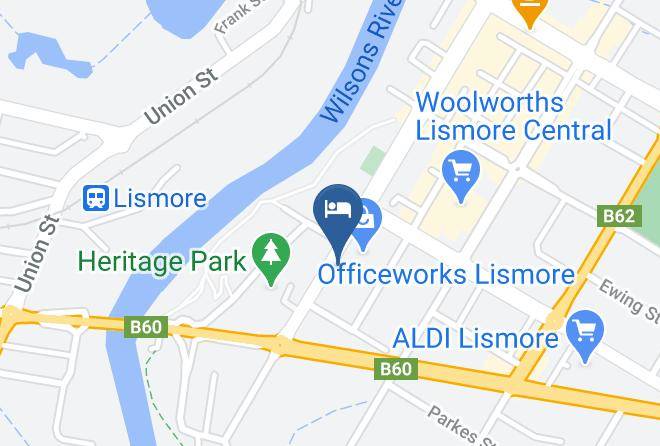 Lismore - Karinga Motel Maps