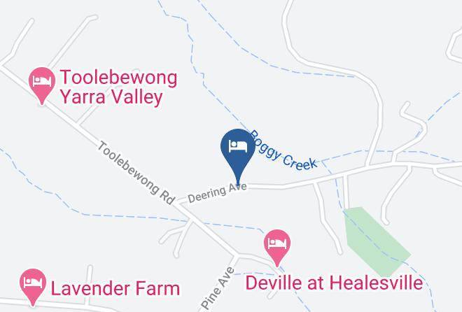 Yarra Ranges - Karinya Park Accomodation Healesville Maps