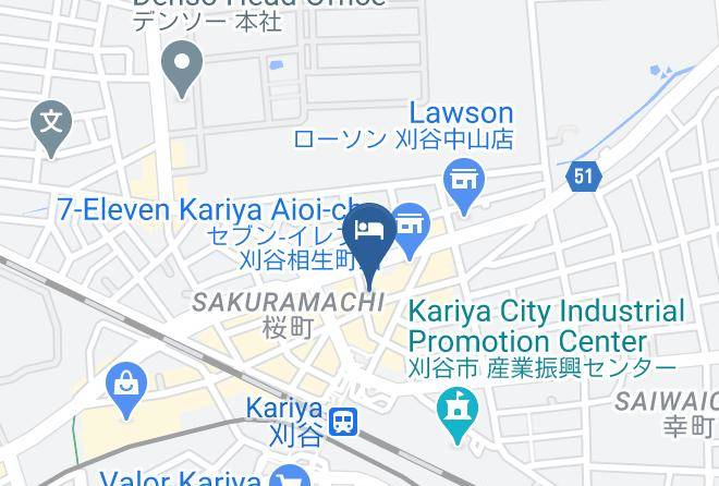 Kariya City - Kariya Plaza Hotel Maps