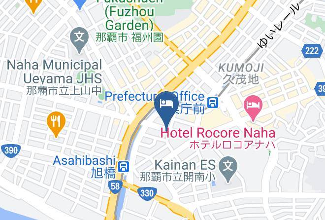 Naha City - Kariyushi Lch Izumizaki Maps