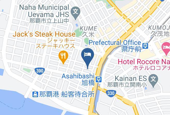 Naha City - Kariyushikondomini Tonaharibinguinasahibashi Ekimae Maps