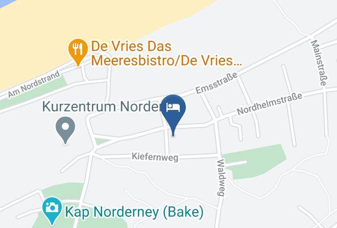 Aurich - Karl Peters Pension Maps