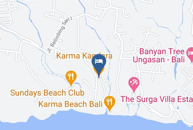 Badung Regency - Karma Kandara Maps
