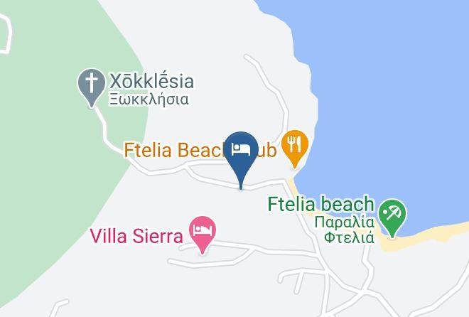 Mykonos - Karma Suites Ftelia Mykonos Greece Maps
