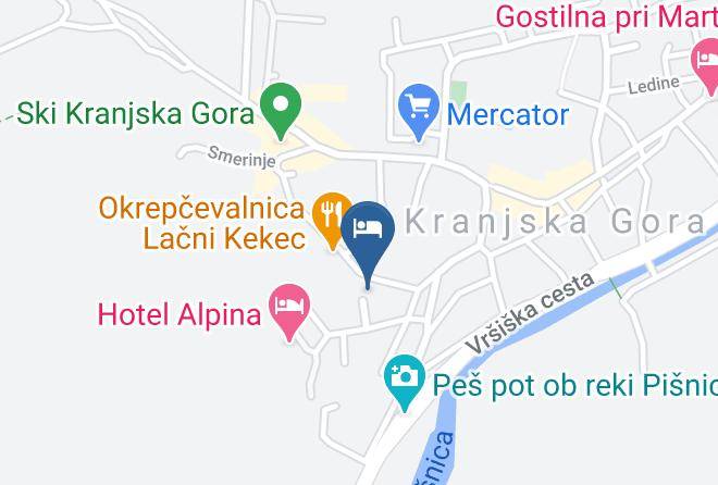 Kranjska Gora - Karmen Grudnik Sobodajalka Maps