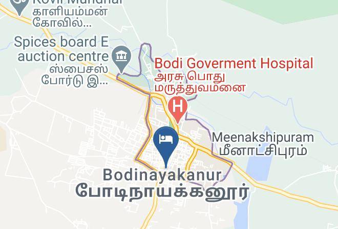 Bodinayakkanur - Karna Restaurant Maps