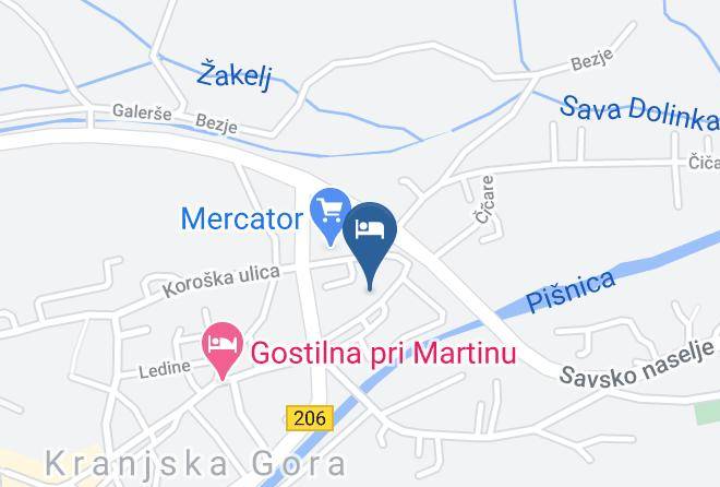 Kranjska Gora - Karolina Dragica Banic Sobodajalka Maps