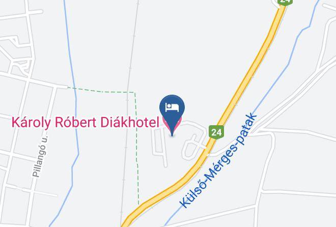 Gyongyos - Karoly Robert Student Hotel Maps