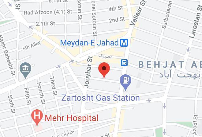 Tehran - Karoon Hotel Maps