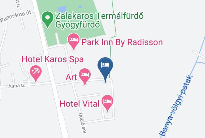 Zalakaros - Karos Boni Hotel Maps