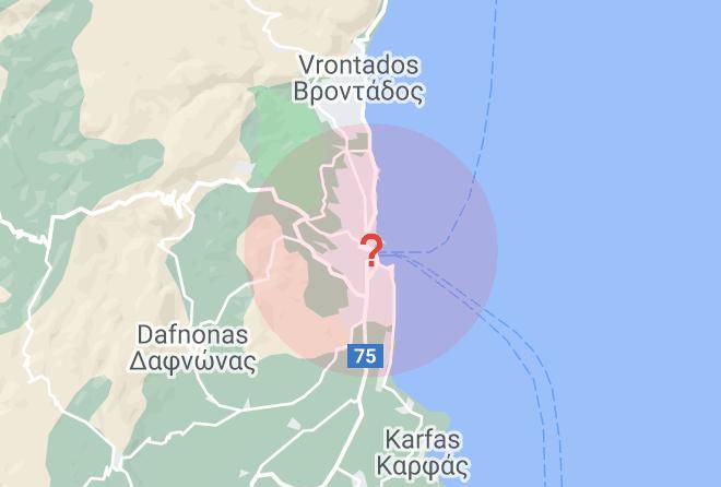 Khios - Karras J S Koutsouradis S A Maps