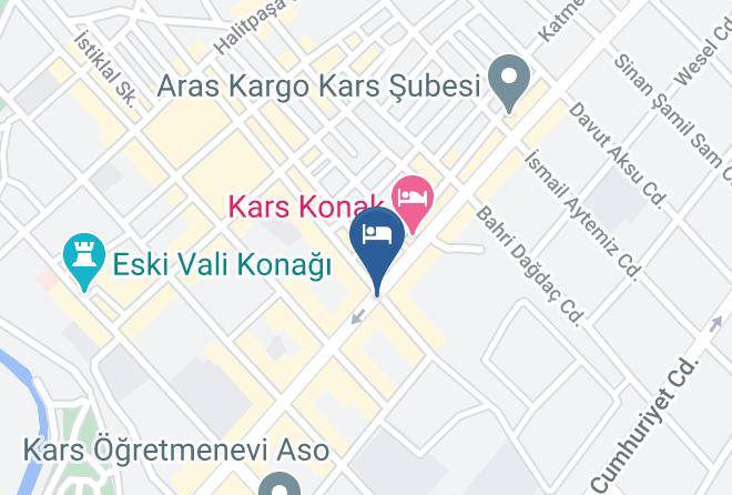 Kars Istasyon - Kars Bizim Otel 1 2 Lokanta Maps