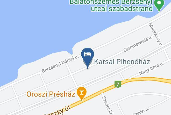Karsai Pihenohaz Map