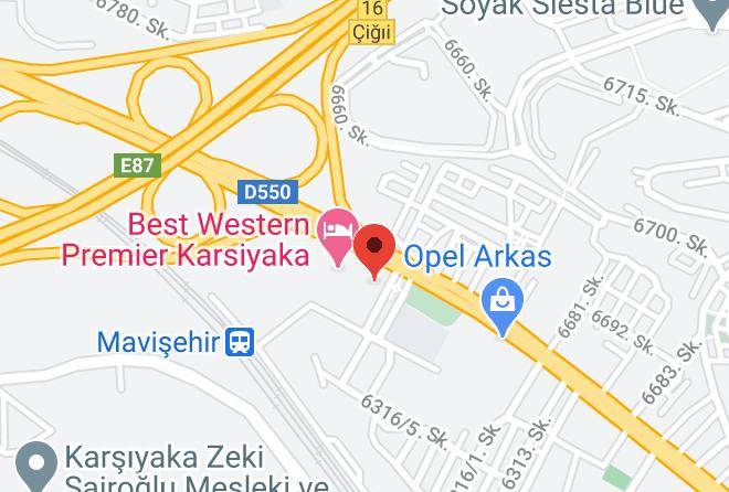 Karsiyaka Hotel Map