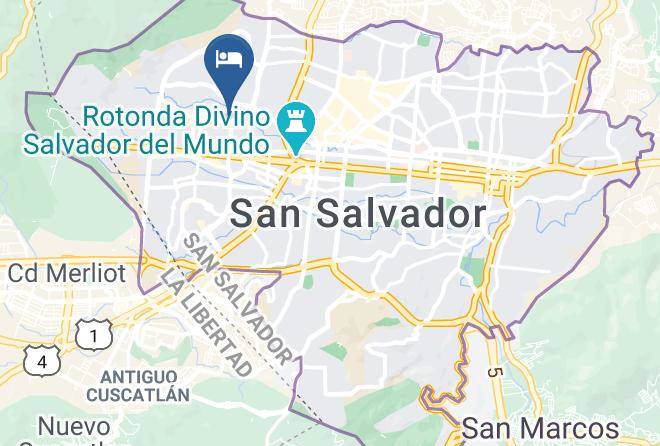 San Salvador - Kartagus Hotel Maps