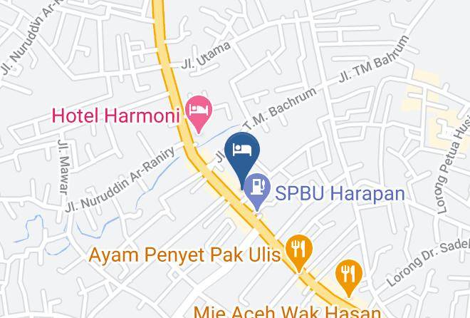 Kota Langsa - Kartika Hotel Maps
