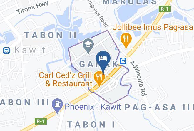 Cavite - Kartini Hotel Maps