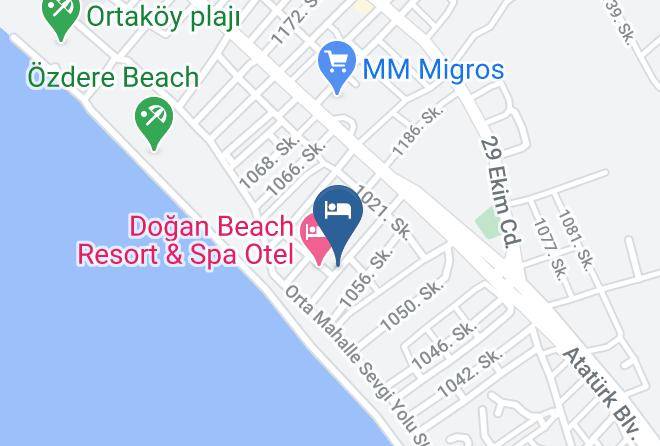 Menderes - Kartur Otel Maps