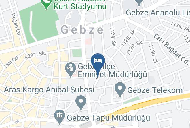 Gebze - Karyola Otel Gebze Maps